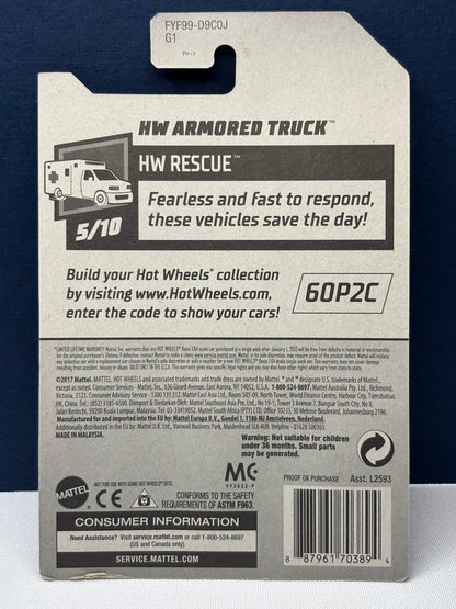 HW Armored Truck HW Rescue: 2019 Treasure Hunt
