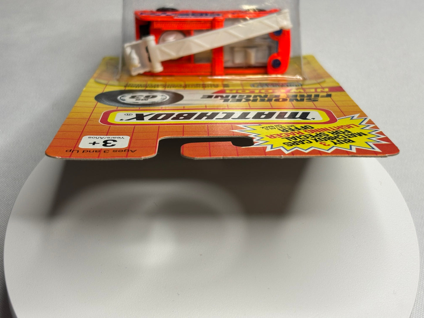 Matchbox MB #63 Snorkel Fire Truck (new color)