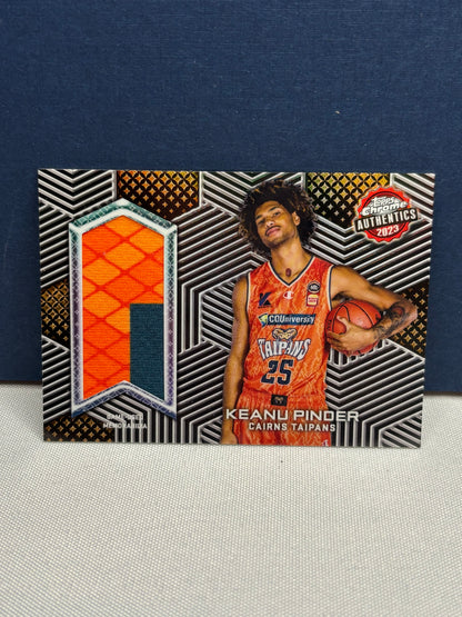 2023 Topps Chrome Authentics Relic Card Keanu Pinder