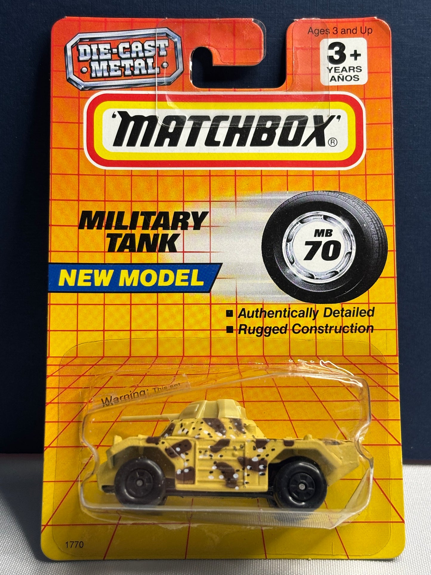 Matchbox MB #70 Military Tank (new model)