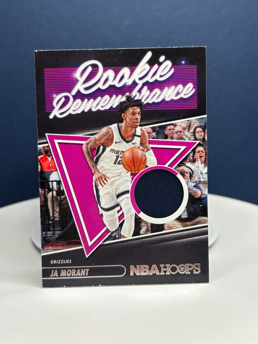 Ja Morant 2021-22 Hoops RR-JAM “Rookie Remembrance”