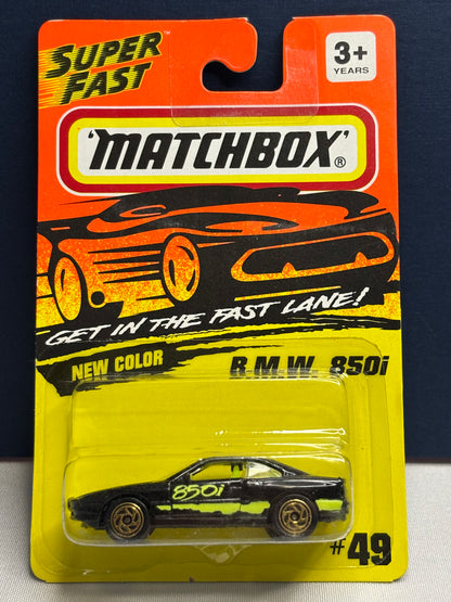 Matchbox #49 B.M.W.850i (black)