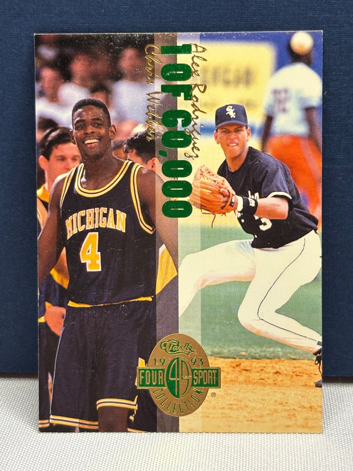 1993 Classic Four Sport Collection: Chris Webber, Alex Rodriguez, Drew Bledsoe, Alexandre Daigle 1 of 60,000