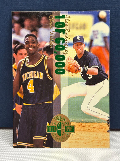 1993 Classic Four Sport Collection: Chris Webber, Alex Rodriguez, Drew Bledsoe, Alexandre Daigle 1 of 60,000