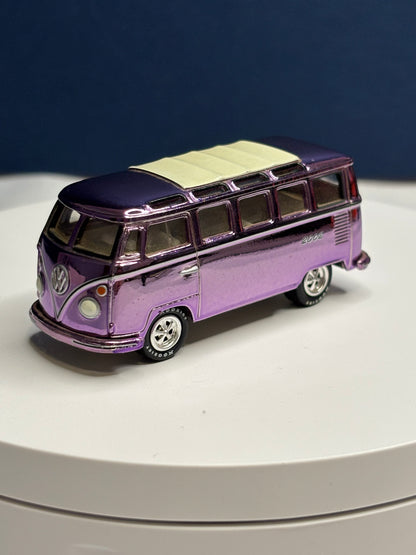 Chrome Purple VW Bus