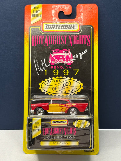 Matchbox Hot August Nights 1997 Limited Edition 1 of 11,000: 1957 Chevy (Autographed)