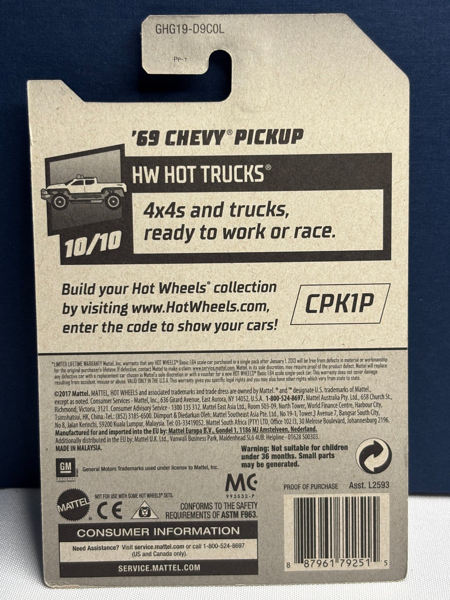 HW Hot Trucks: 2020 ‘69 Chevy Pickup Super Treasure Hunt
