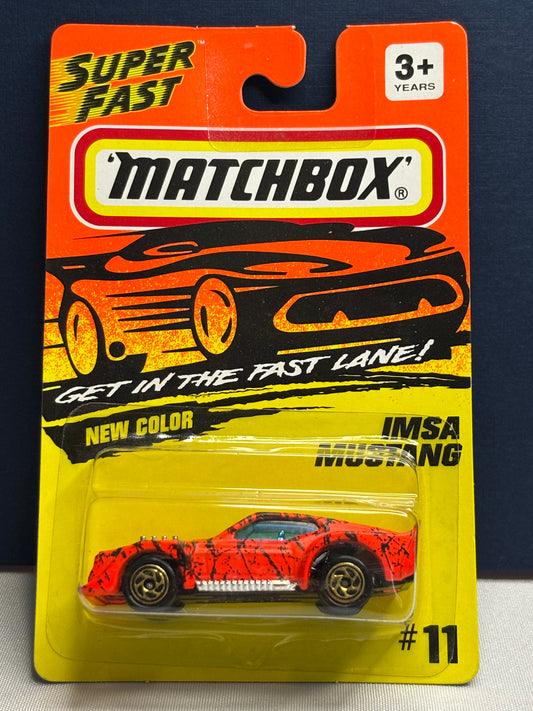 Matchbox #11 IMSA Mustang (new color)