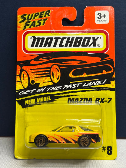 Matchbox #8 Mazda RX-7 (new model)