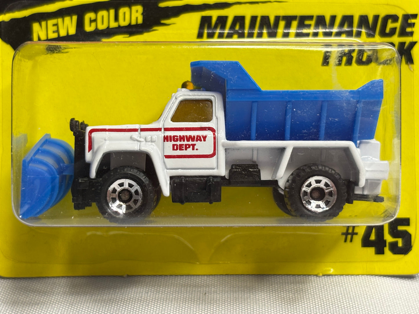 Matchbox MB #45 Highway Maintenance Truck (blue)