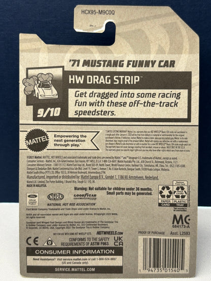 71 Mustang Funny Car HW Drag Strip: 2022 Treasure Hunt