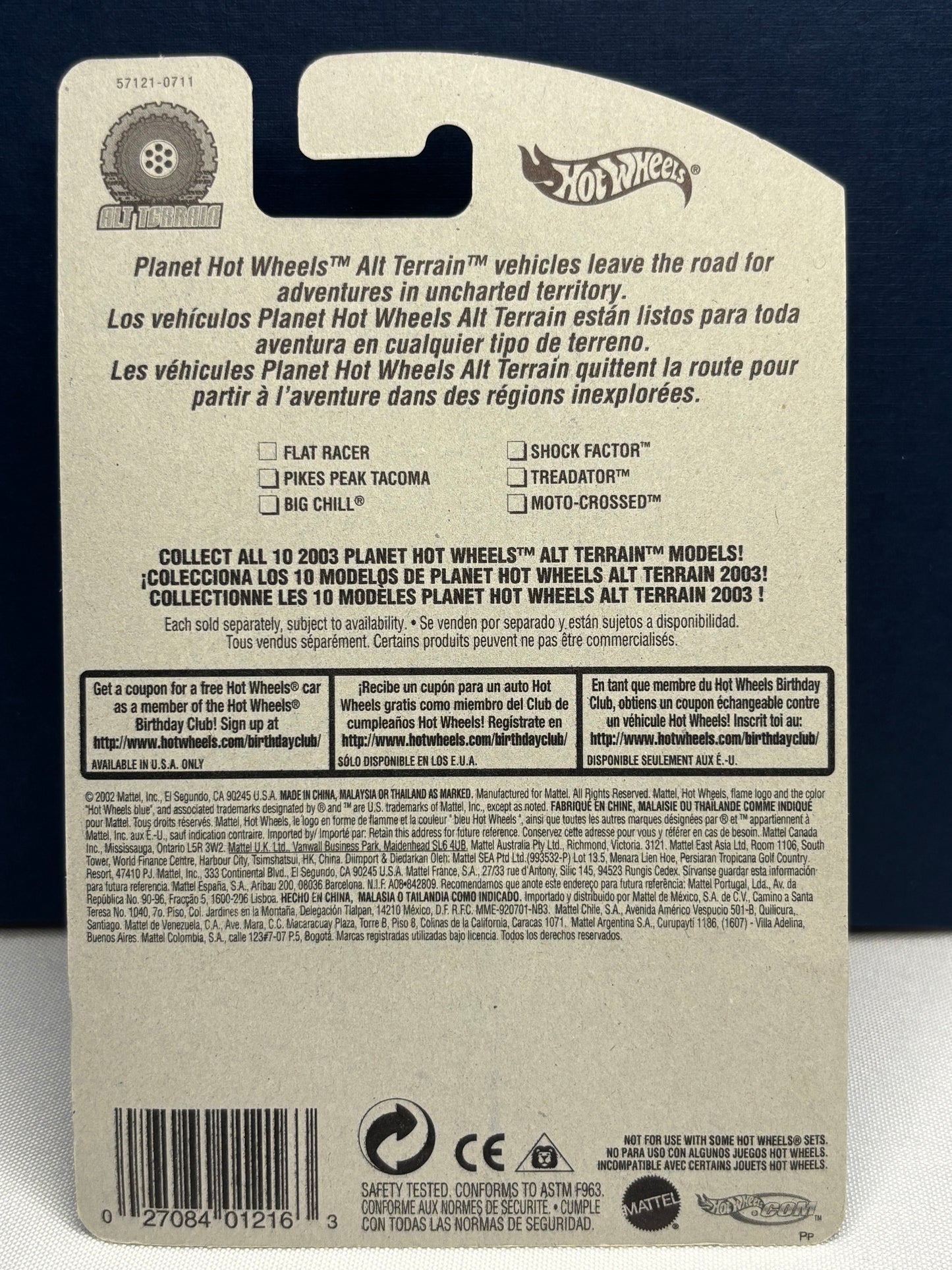 Flat Racer All Terrain: 2003 Collector # 137