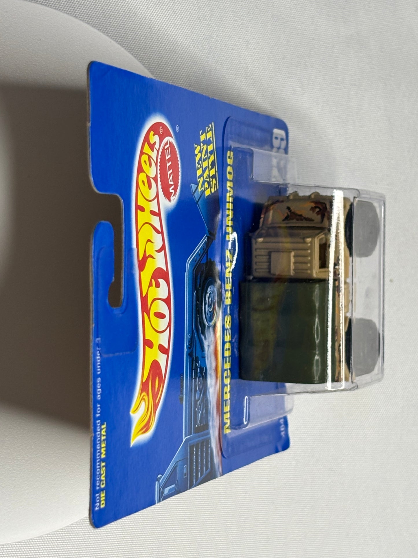Collector #239 Blue Card Mercedes-Benz Unimog (black wheels)