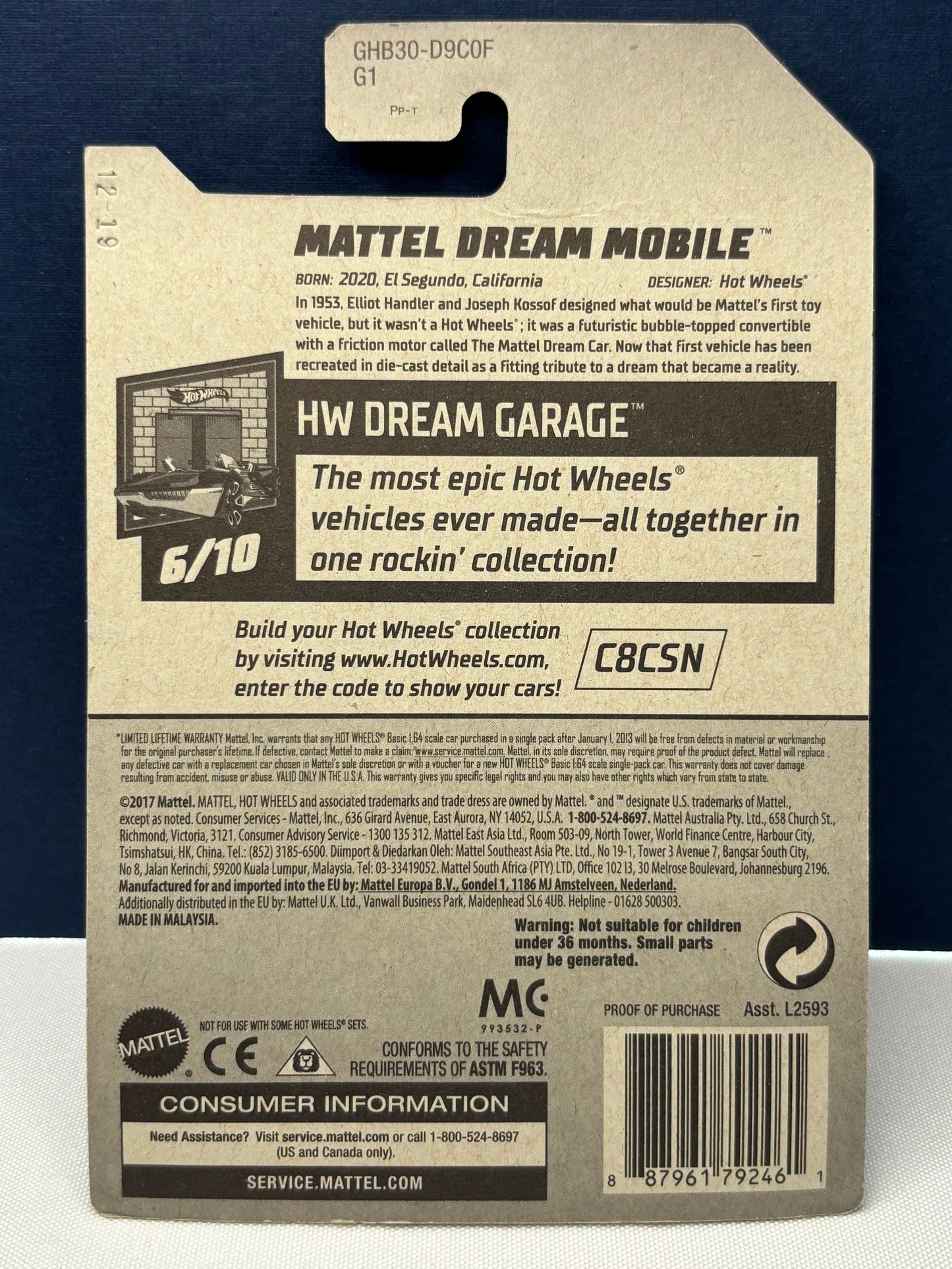 Mattel Dream Mobile HW Dream Garage