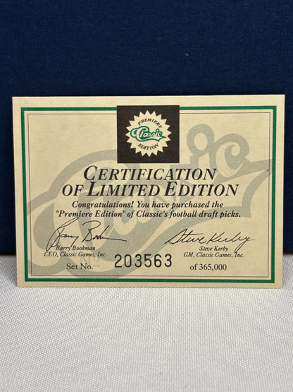1991 Classic Premier Edition Draft Picks (sealed set)