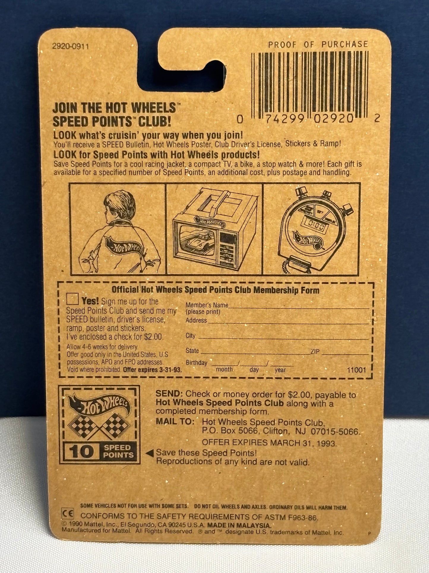 Collector #116 Blue Card Mazda MX-5 Miata