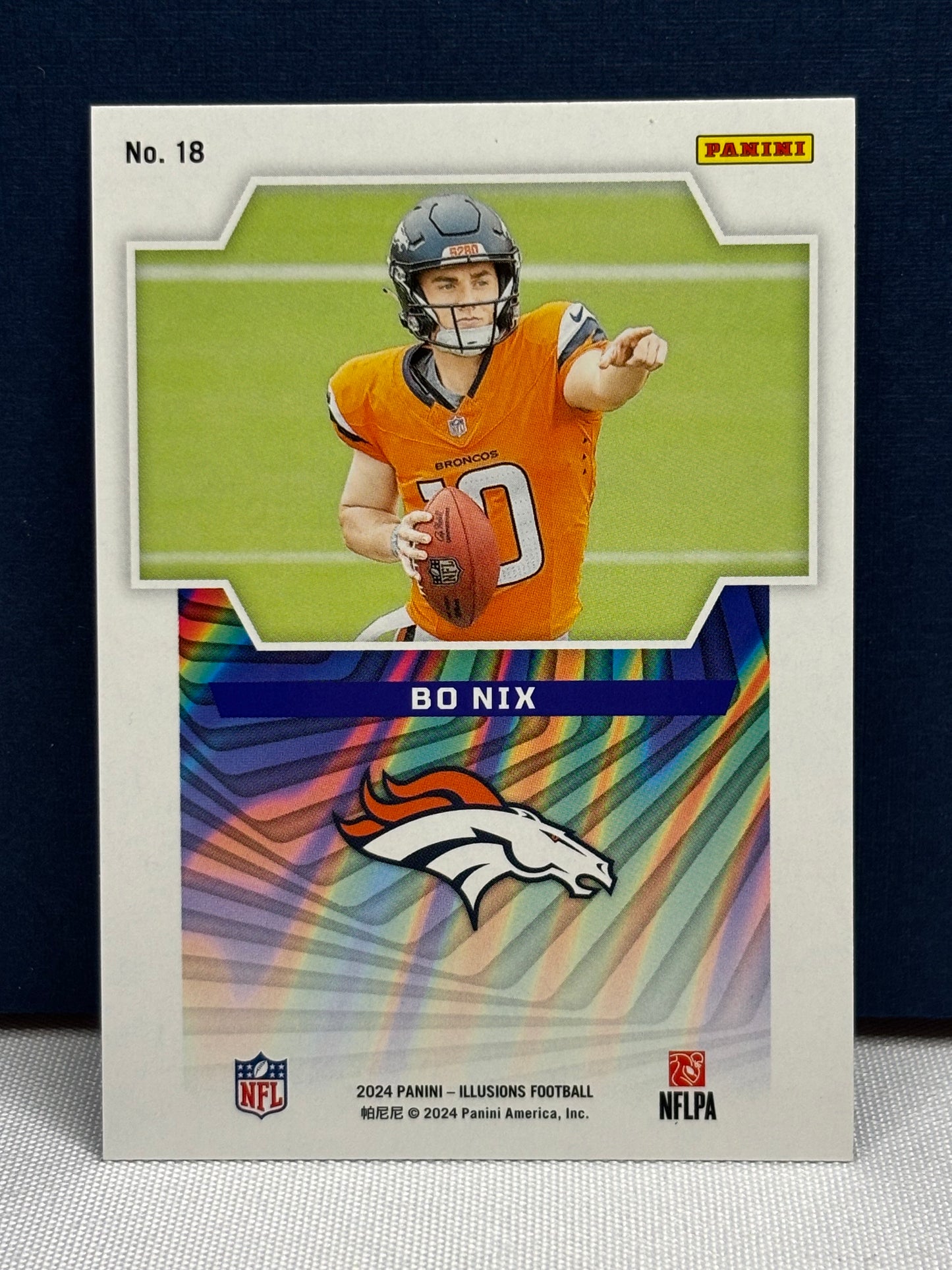 2024 Panini Illusions: Bo Nix RC Game Magicians