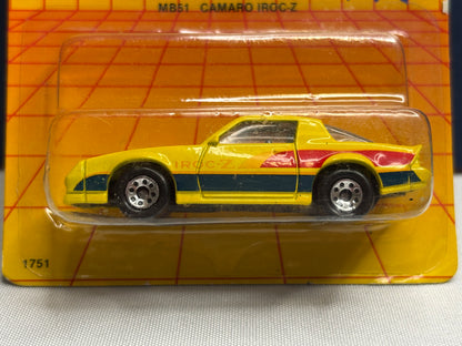 Matchbox MB #51 Camaro IROC-Z (yellow)