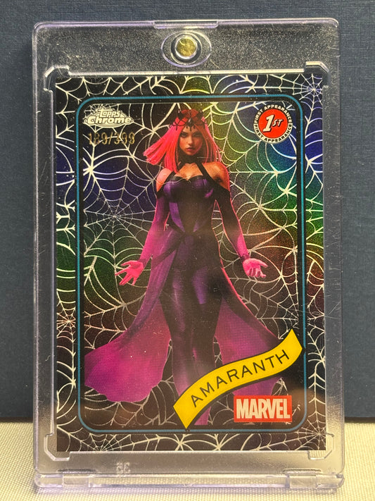 Topps Chrome Marvel Amaranth 189/399