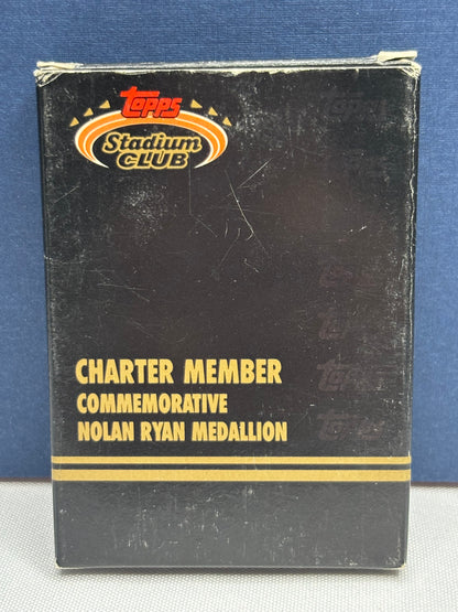 1991 Topps Stadium Club Charter Member: Nolan Ryan Medallion