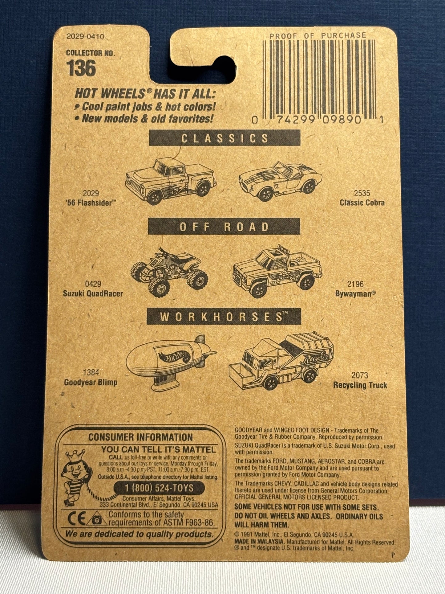 Collector #136 Blue Card ‘56 Flashrider