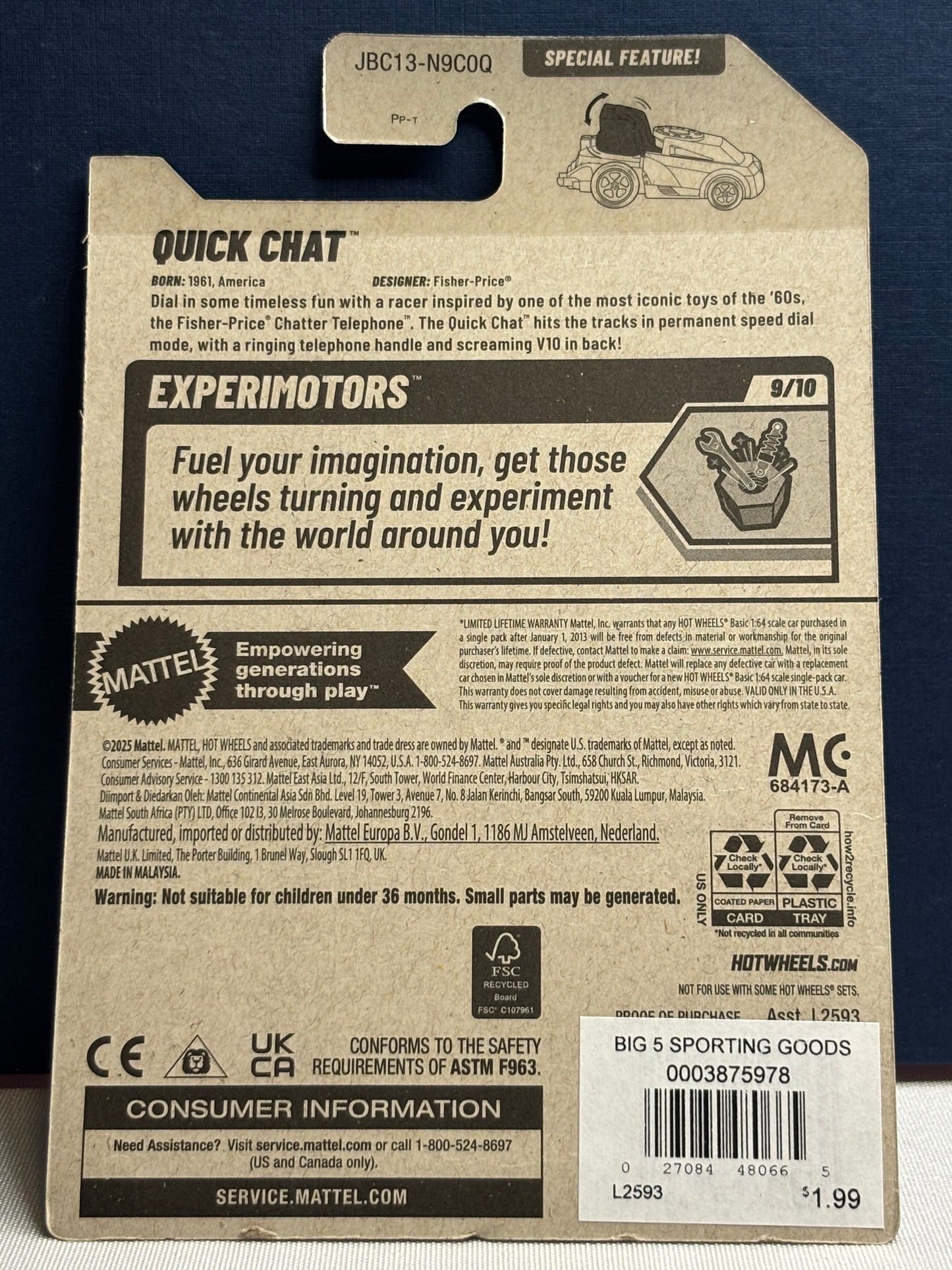 Experimotors Quick Chat (silver)