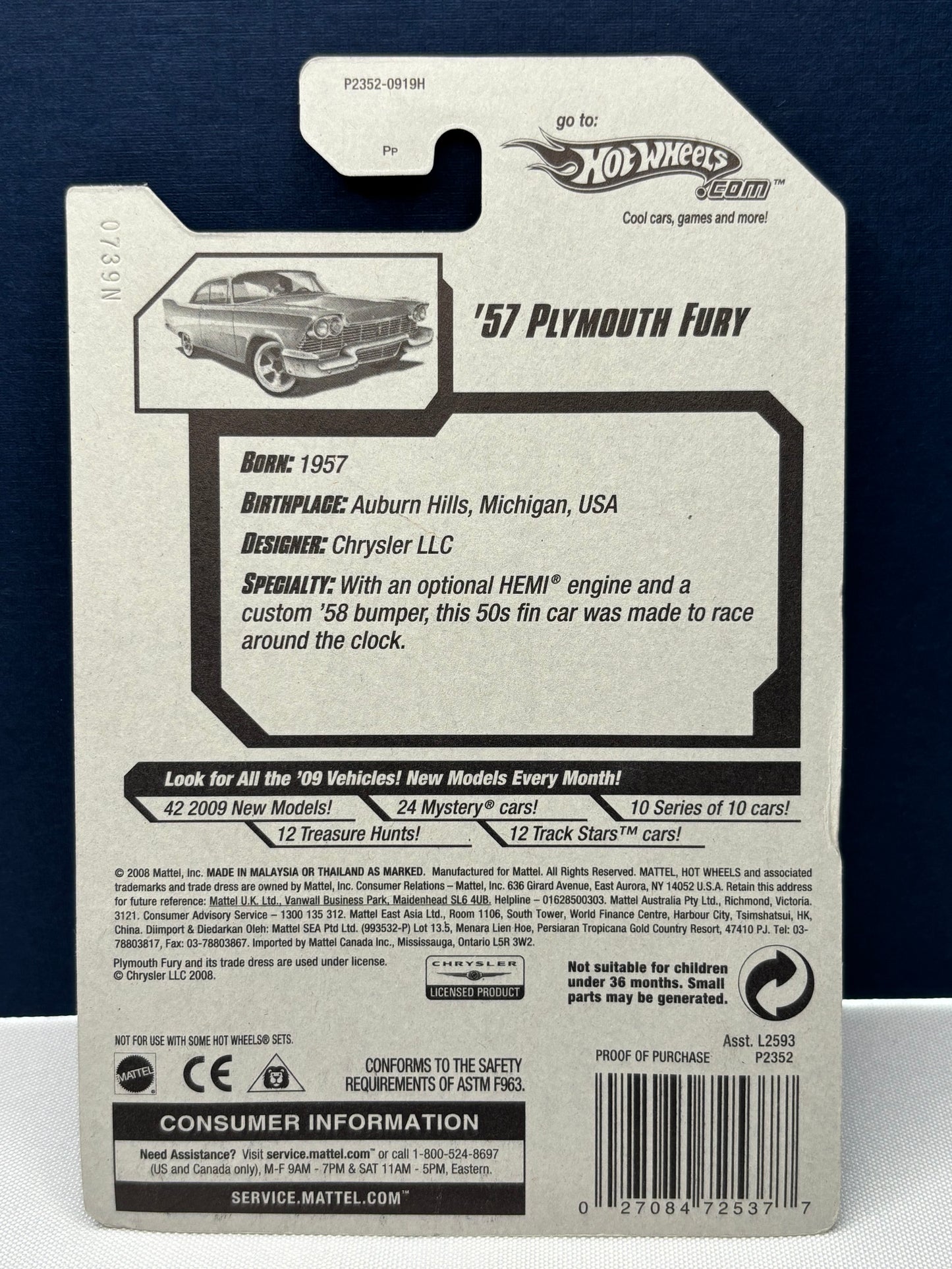 '57 Plymouth Fury: 2009 Treasure Hunt