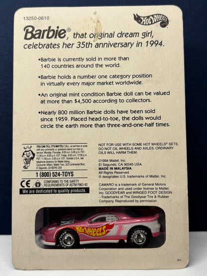 Camaro Racer: Commemorating 35 years of the Barbie Doll; limited production of 8000 made