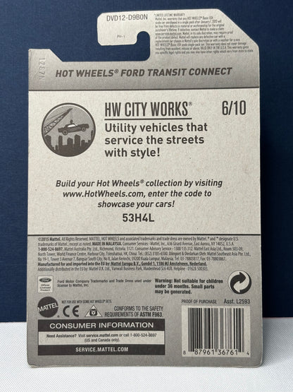 Hot Wheels Ford Transit Connect: 2017 Treasure Hunt