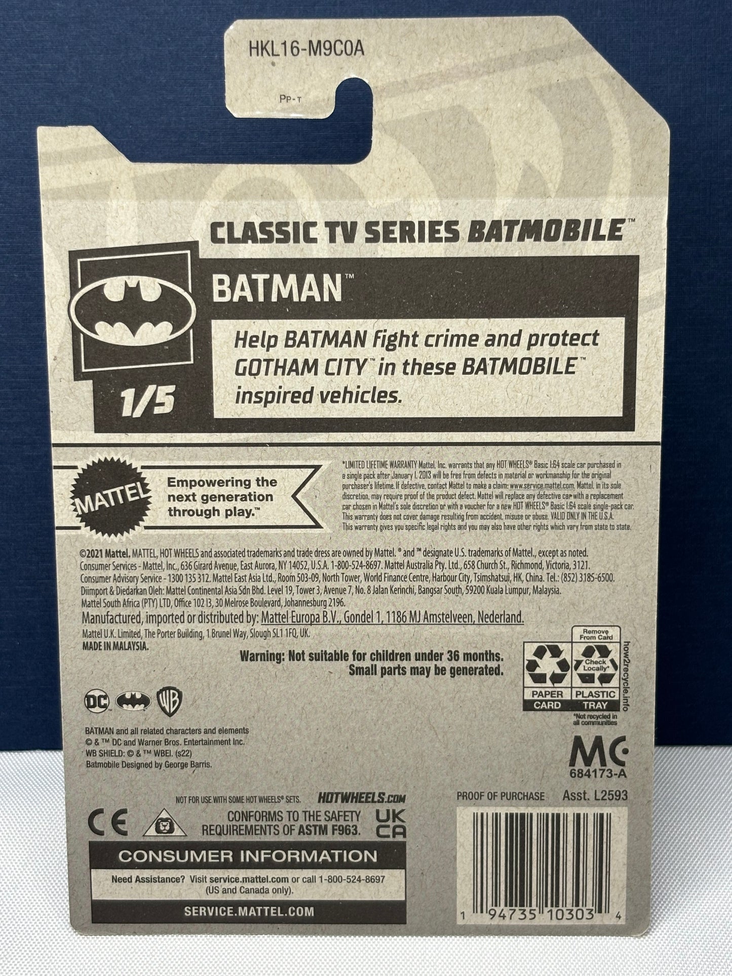 Classic TV Series Batmobile: 2023 Super Treasure Hunt