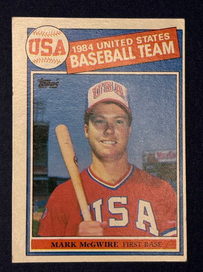 1985 Topps: Mark McGwire - Rookie Card