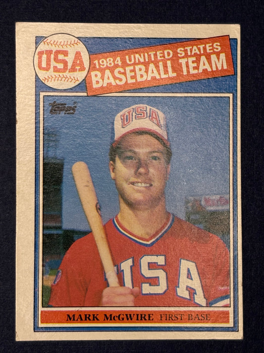 1985 Topps: Mark McGwire - Rookie Card