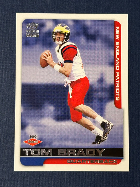2000 Pacific Paramount: Tom Brady - Rookie Card